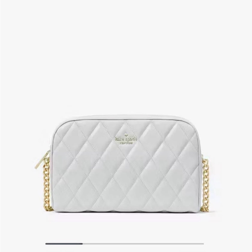 Kate Spade Carey Ivory Quilted Crossbody Bag w/ Wallet